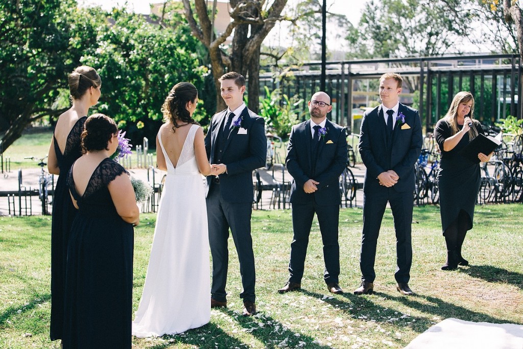 UQ Rugby field wedding ceremony with Brisbane Celebrant Ciara Hodge