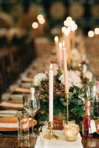 Winter wedding reception styling Brisbane